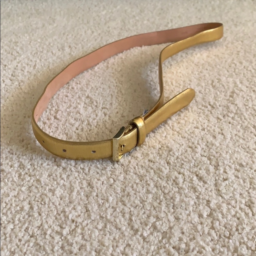 Gold jcrew belt